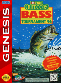 TNN Outdoors Bass Tournament '96 Sega Genesis US box art